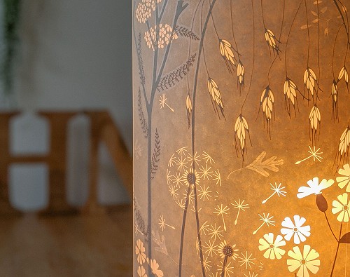 FLOOR LAMP detail headgerow by Hannah Nunn