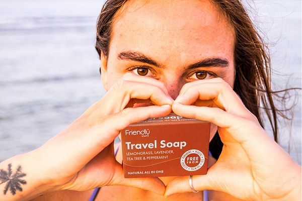 Friendly travel soap