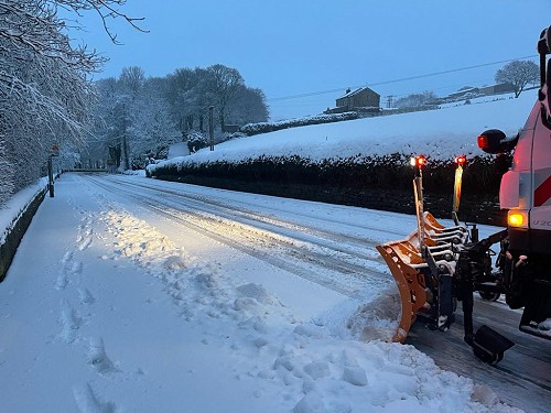 snow patrol on the main road