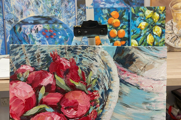 Karin Rose Dubois fruit paintings