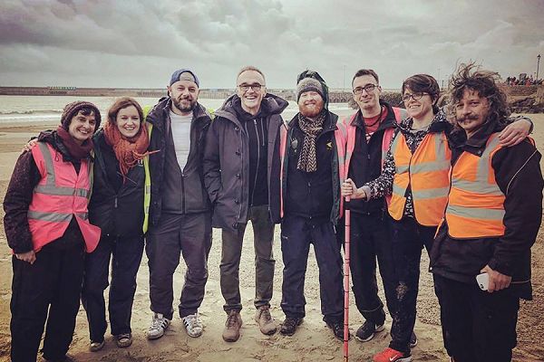 Sand In Your Eye team photo with Danny Boyle